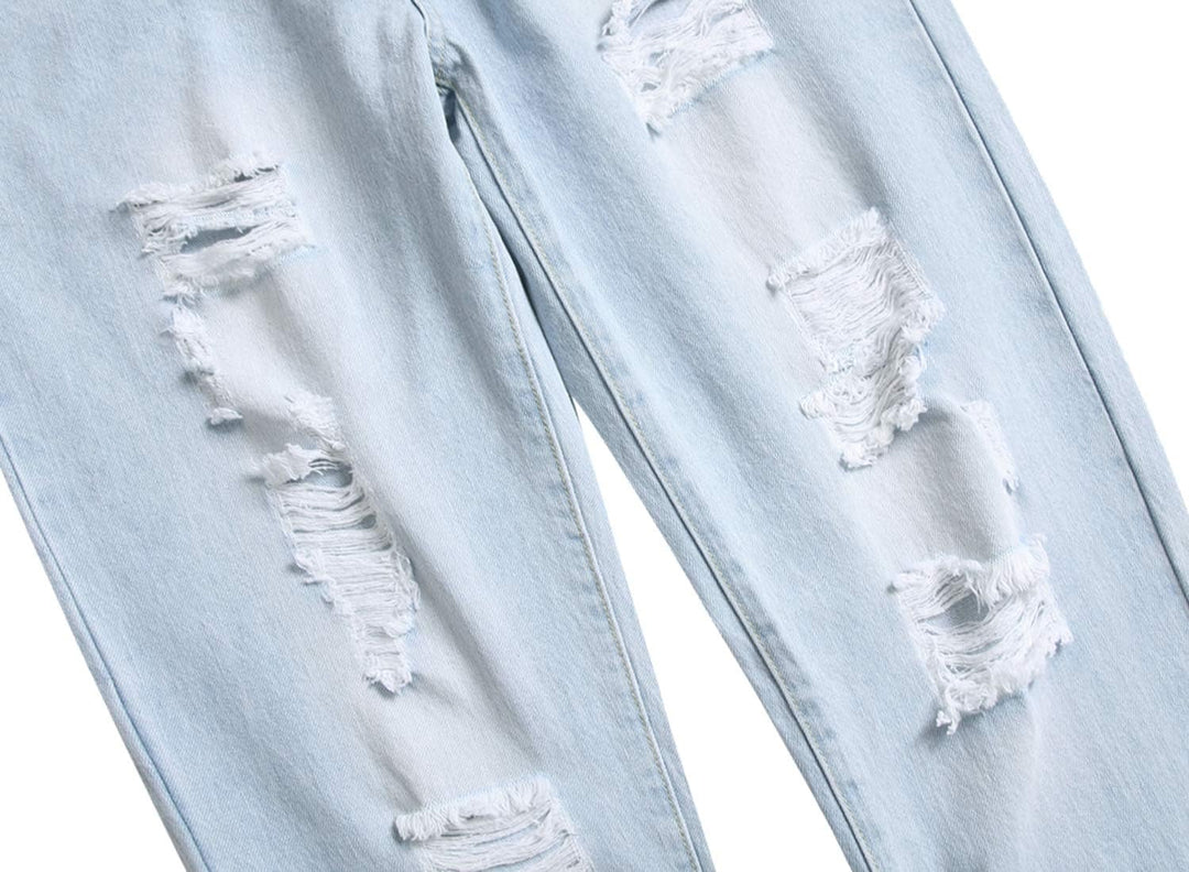 Férfi Slim-Fit Koptatott Farmer - Mick