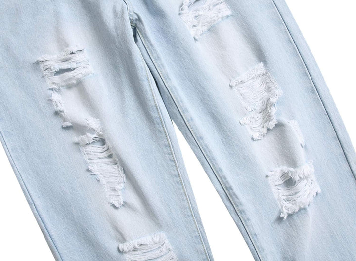 Férfi Slim-Fit Koptatott Farmer - Mick