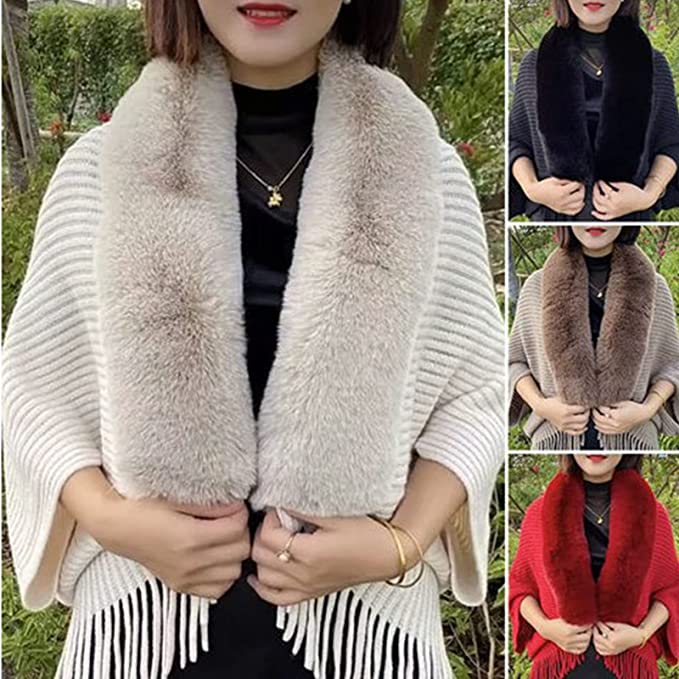 Louise Női Műszőrme Kabát – Luxus szőrmegallér | Egy Méret