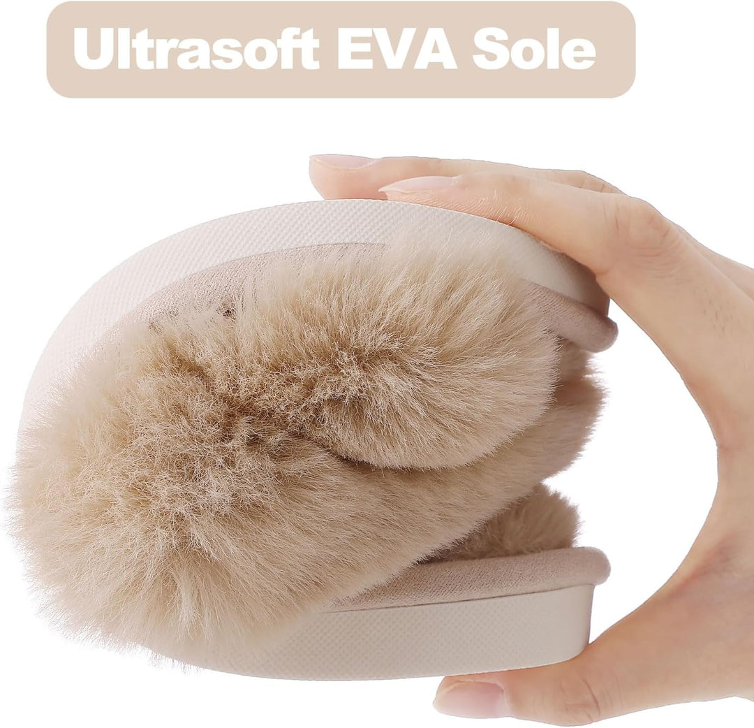 Fuzzy Slippers memóriahabos talpú - CloudStep