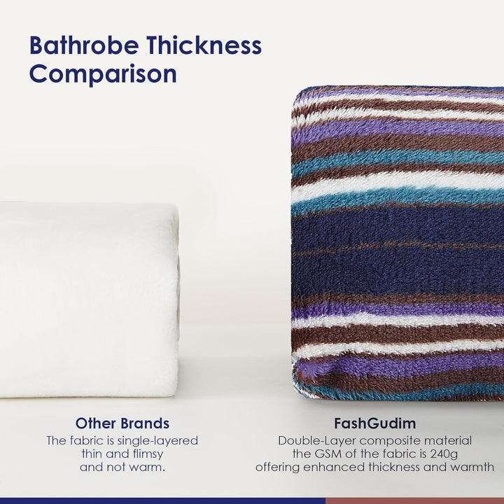 Kényelmes Flanell Férfi Köntös - James