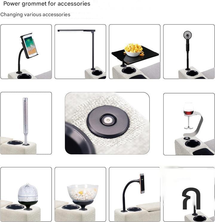 Többfunkciós Kanapékarfa Vezeték nélküli Töltéssel – Modulux