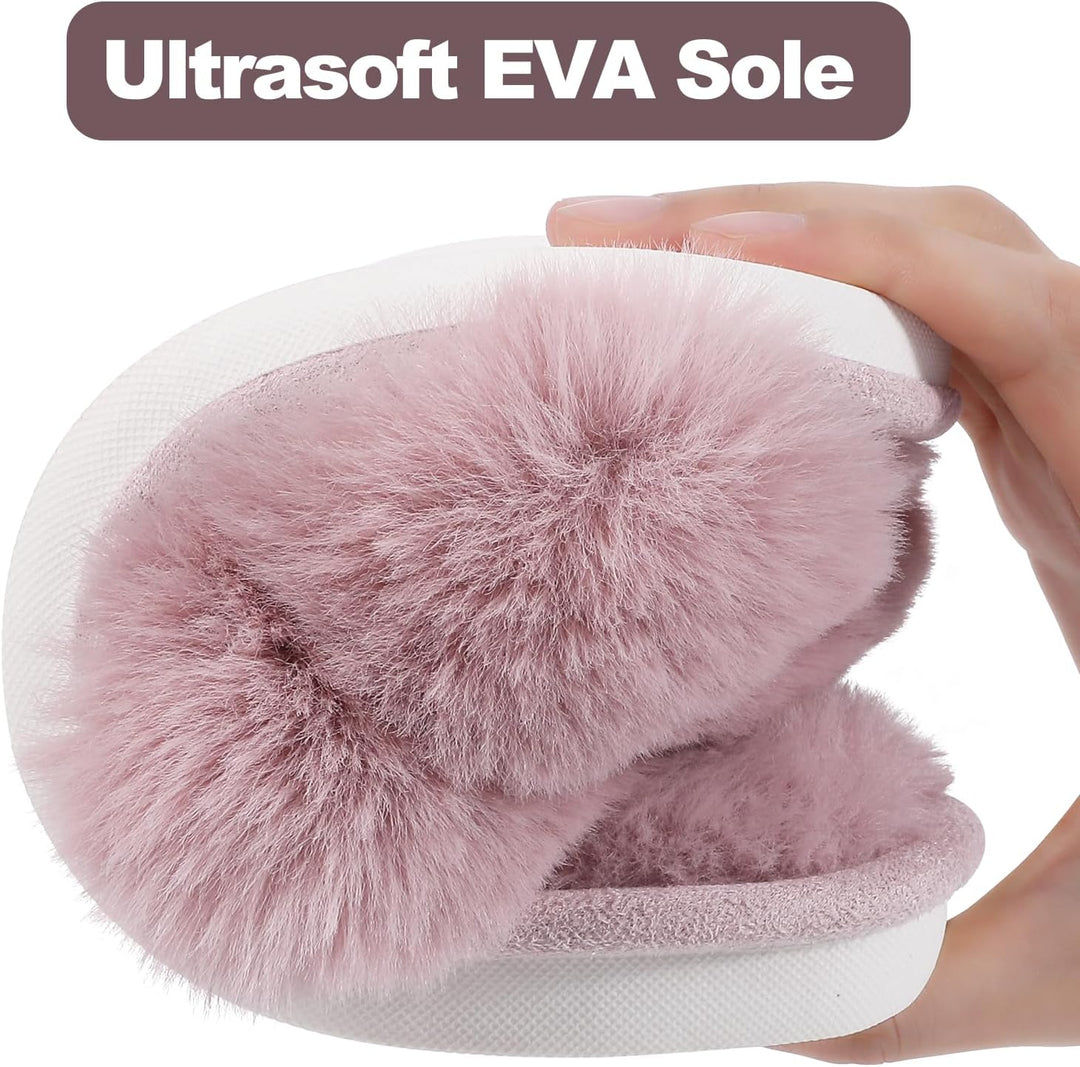 Fuzzy Slippers memóriahabos talpú - CloudStep