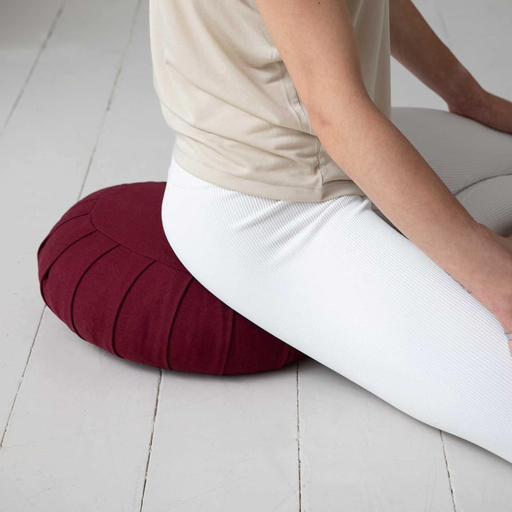 Meditációs párna organikus pamutból, buck Wheat házzal