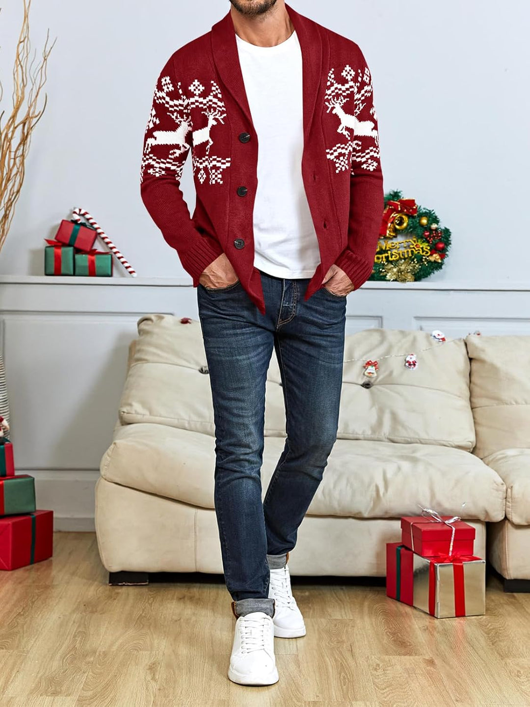 Kényelmes kötött férfi mellény - Lucas