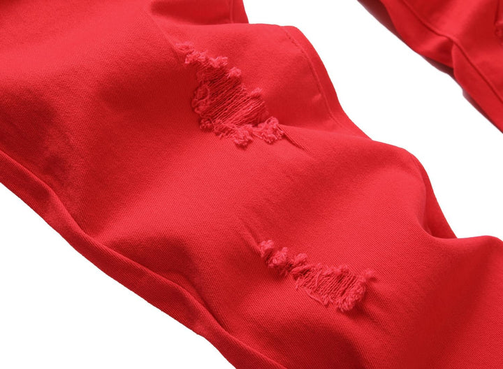 Férfi Slim-Fit Koptatott Farmer - Mick