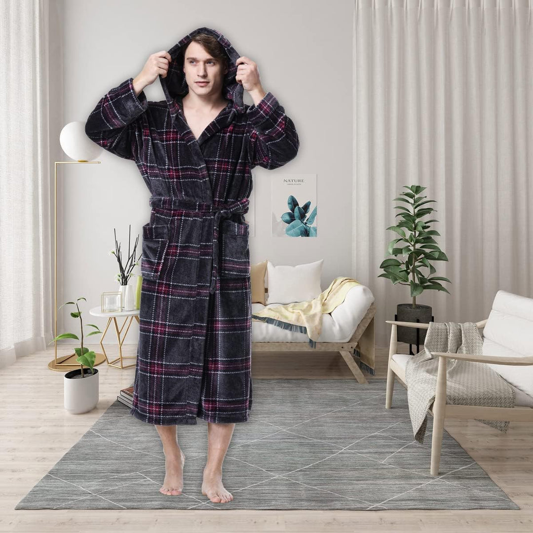 Luxus Férfi Fürdőköpeny Kapucnival - Lars