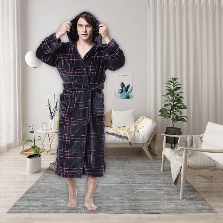 Luxus Férfi Fürdőköpeny Kapucnival - Lars