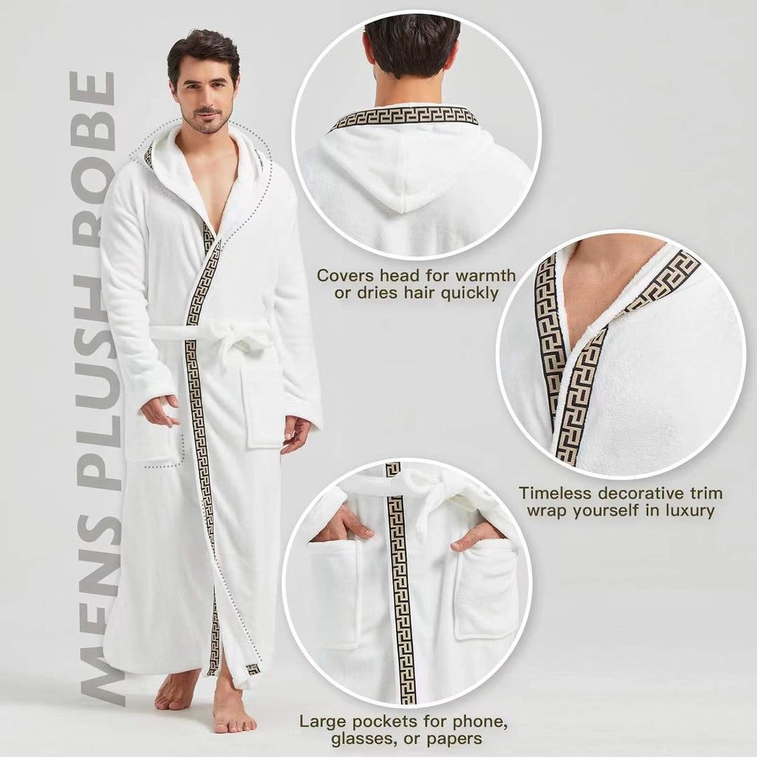 Kényelmes Flanell Férfi Köntös - James