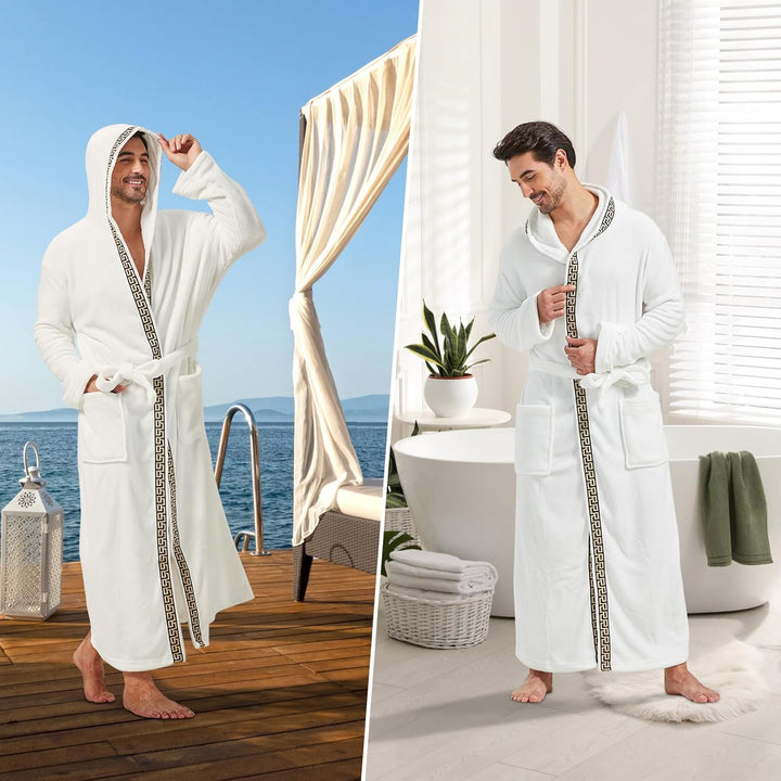 Kényelmes Flanell Férfi Köntös - James