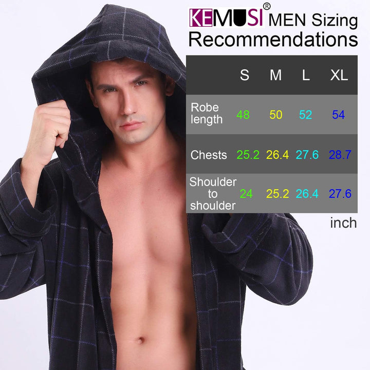 Luxus Férfi Fürdőköpeny Kapucnival - Lars