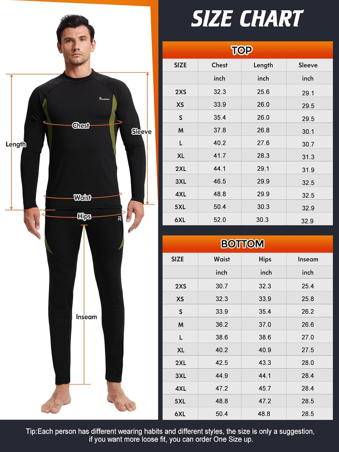 Hőszigetelő Alsónemű Szett Férfiaknak - Thomas