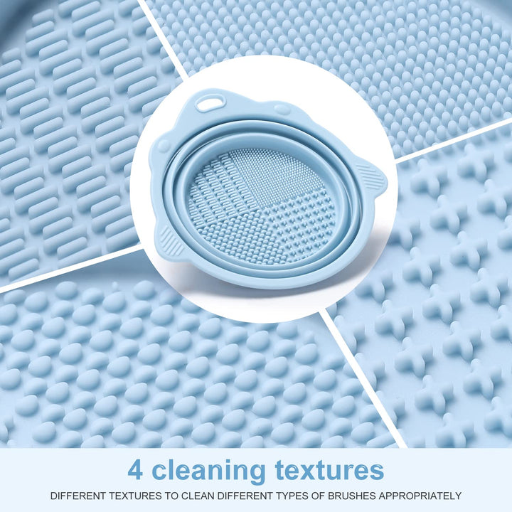 Hajtható Szilikon Kefetisztító Tálca