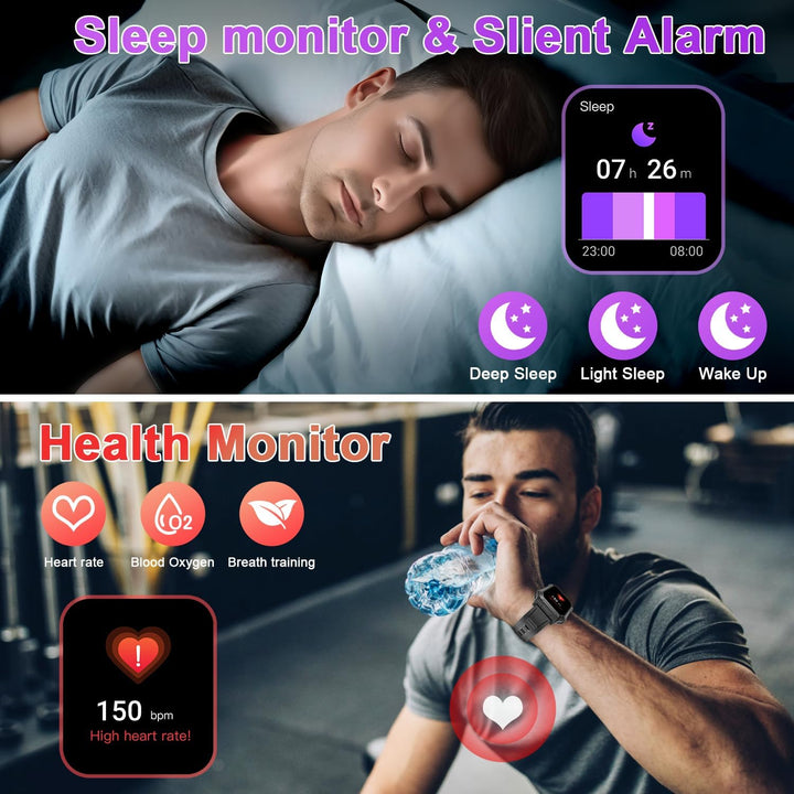 Katona Smartwatch Férfiaknak Fitnesz Követővel - Wayne