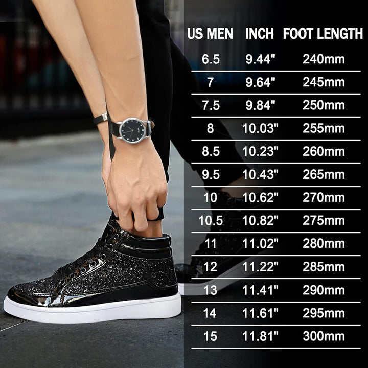 Casual Glitter Sportcipő - NeonFlash