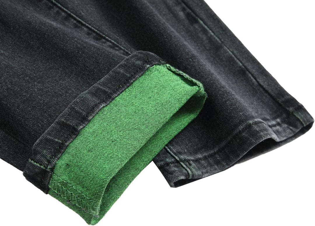 Férfi Slim-Fit Koptatott Farmer - Mick