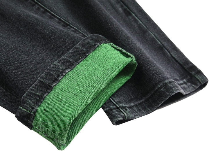 Férfi Slim-Fit Koptatott Farmer - Mick