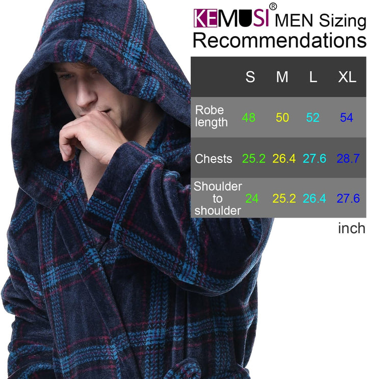 Luxus Férfi Fürdőköpeny Kapucnival - Lars