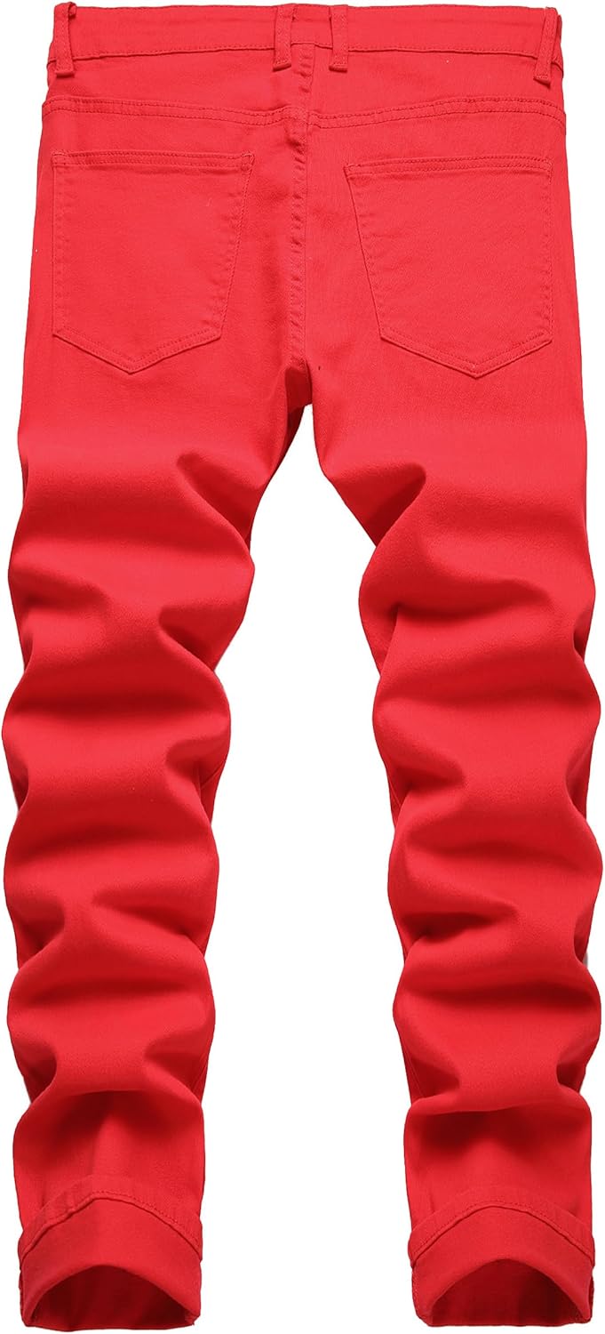 Férfi Slim-Fit Koptatott Farmer - Mick