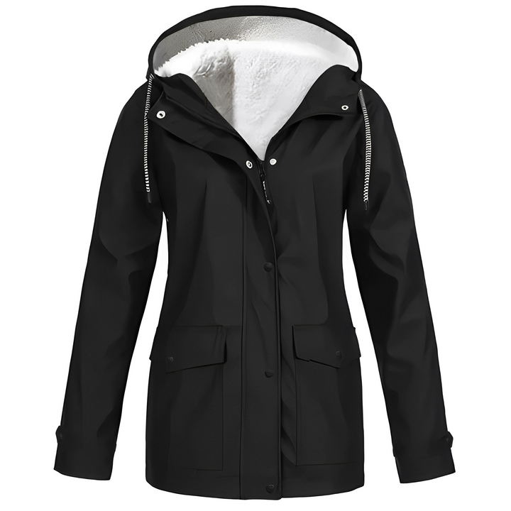 Fleece bélelt női esőkabát - WarmWarder