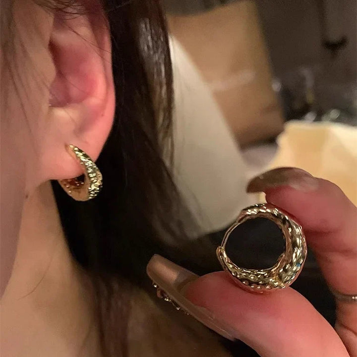 Stílusos Karika Fülbevalók - Noor