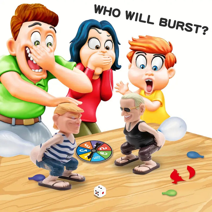 Vicces Stresslevezető Lufi Játék - Farty Guy