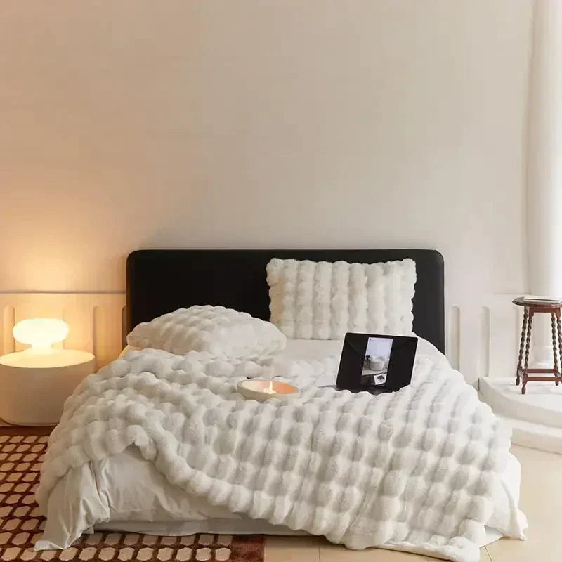 Hordozható Bolyhos Takaró Műszőrme - VeluLuxe