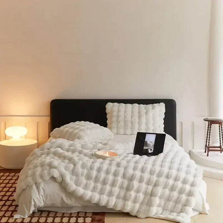 Hordozható Bolyhos Takaró Műszőrme - VeluLuxe