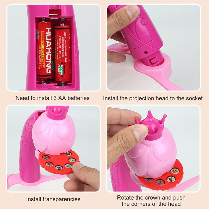 LED Képvetítő Zene Kíséretében Kreatív Gyerekeknek - ArtBuddy