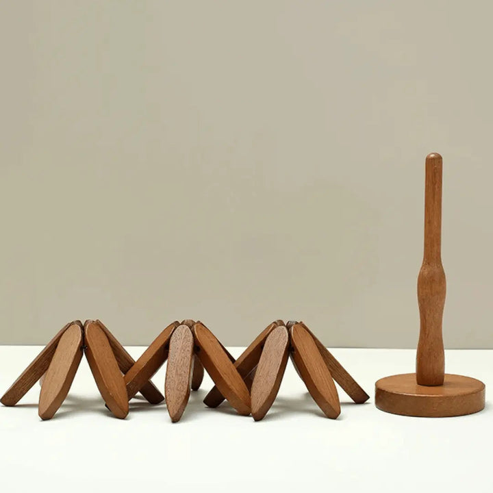 Stílusos Fa Poháralátétek - NatureGuard