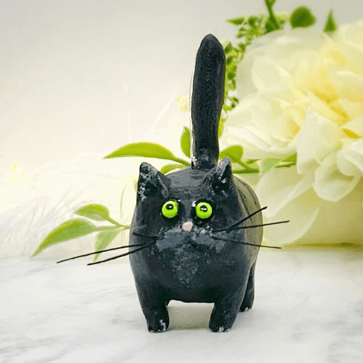 Egyedi Kézműves Macska Karácsonyi Díszek - Purrfect Holiday Hangers