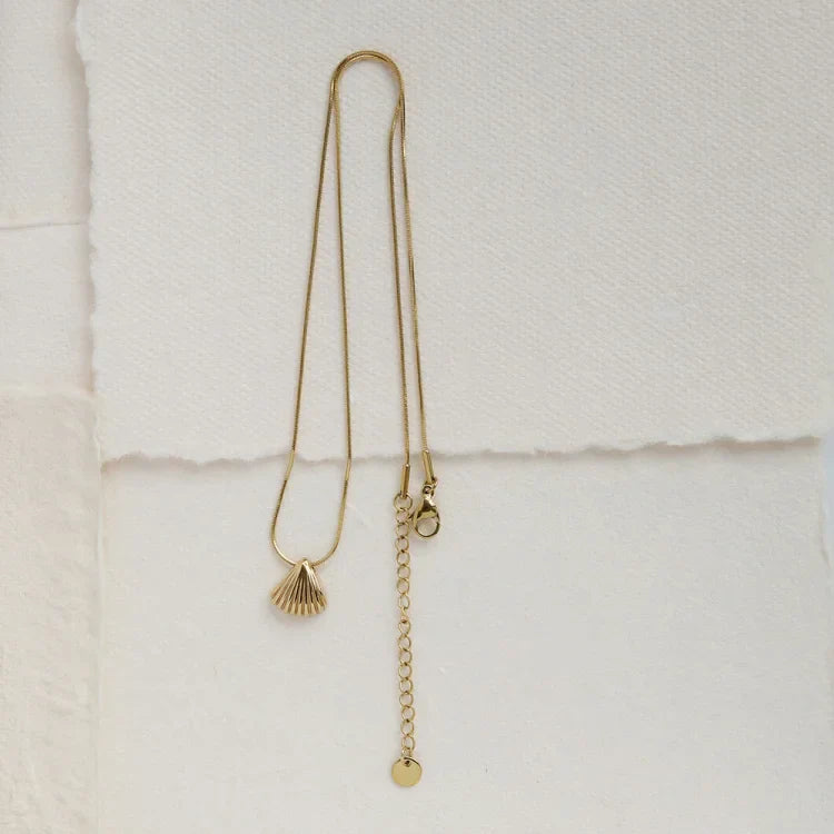 Arany Szent Jakab kagyló Virágfüzér - Lila