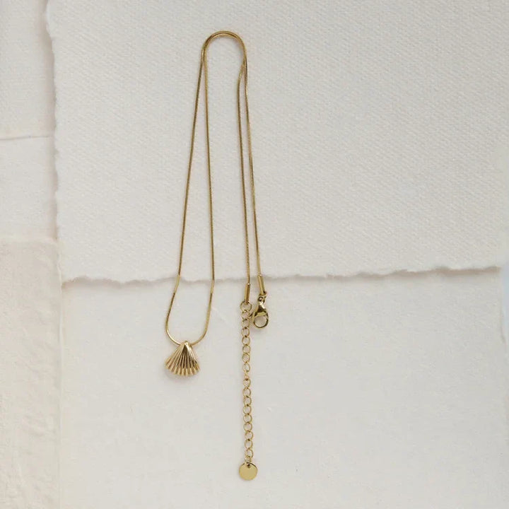 Arany Szent Jakab kagyló Virágfüzér - Lila