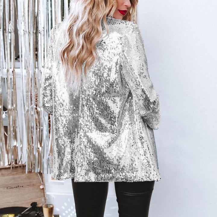 Trendi Pailletten Blézer - Olivia