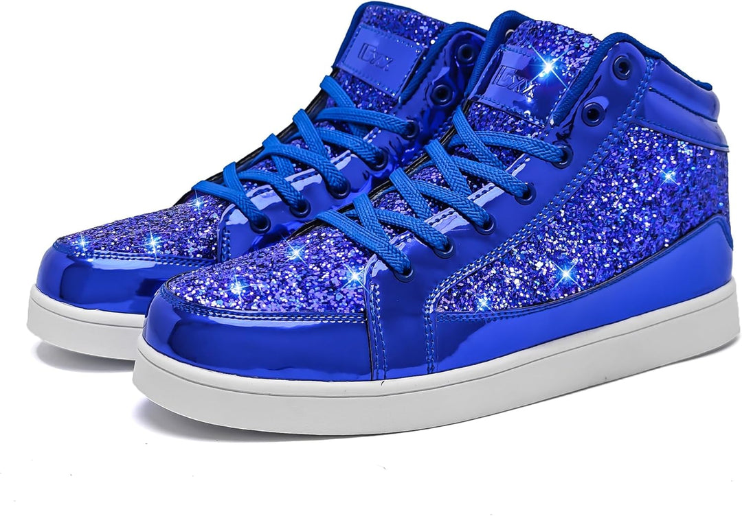 Casual Glitter Sportcipő - NeonFlash