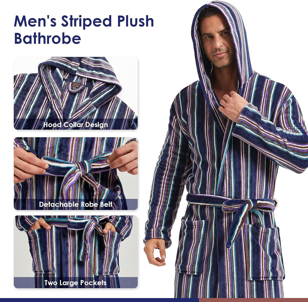 Kényelmes Flanell Férfi Köntös - James