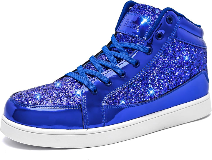 Casual Glitter Sportcipő - NeonFlash