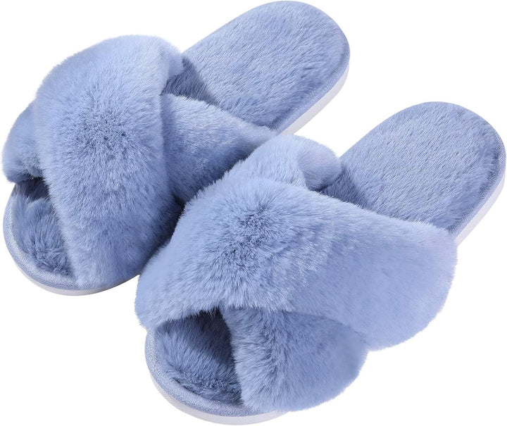 Fuzzy Slippers memóriahabos talpú - CloudStep