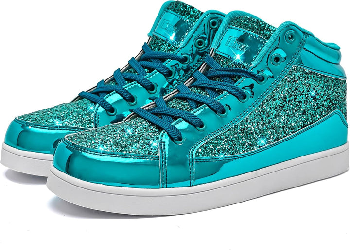 Casual Glitter Sportcipő - NeonFlash
