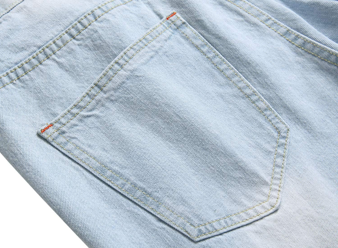 Férfi Slim-Fit Koptatott Farmer - Mick