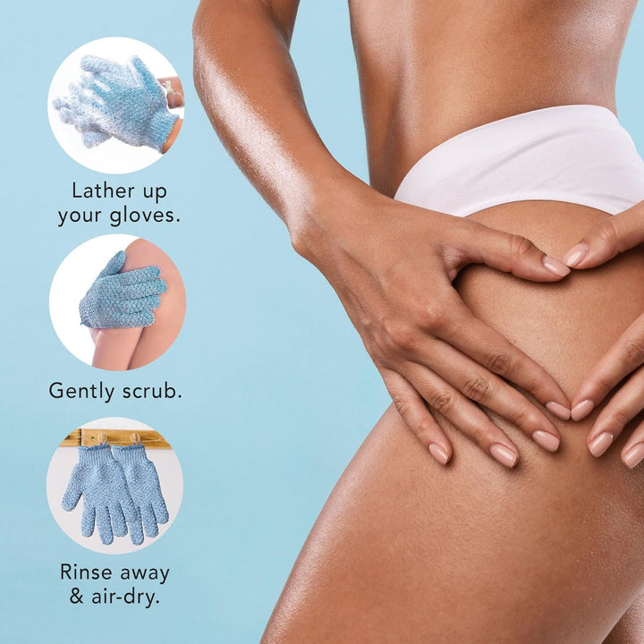 Hámlasztó Fürdőkesztyű - 2 Részes Készlet