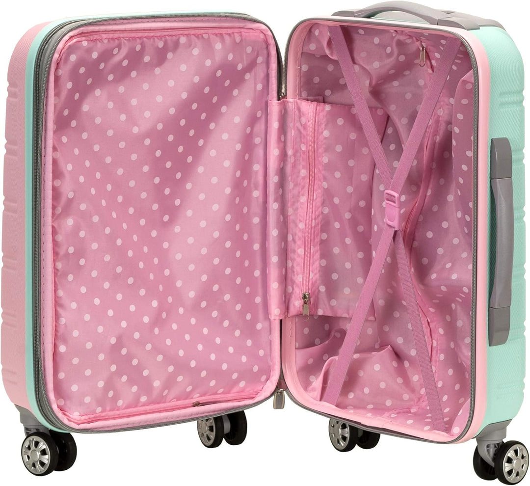 Könnyű, bővíthető keményfalú kézipoggyász dupla forgó kerekekkel