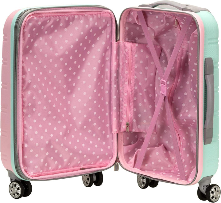 Könnyű, bővíthető keményfalú kézipoggyász dupla forgó kerekekkel