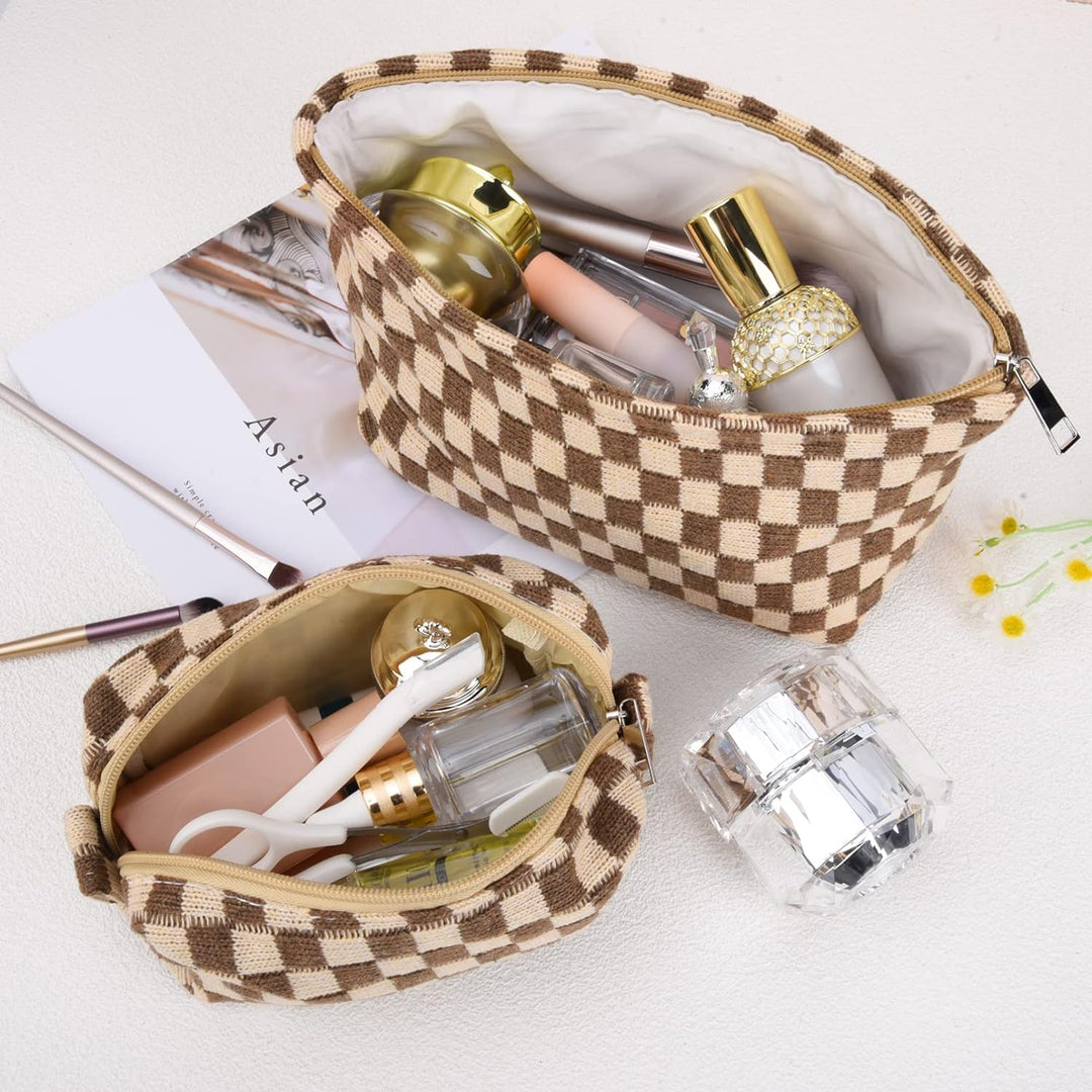 Must-Have Kockás Sminktasak Szett