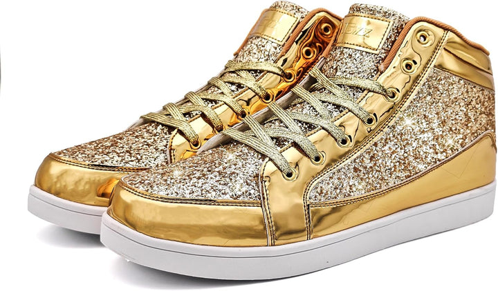 Casual Glitter Sportcipő - NeonFlash