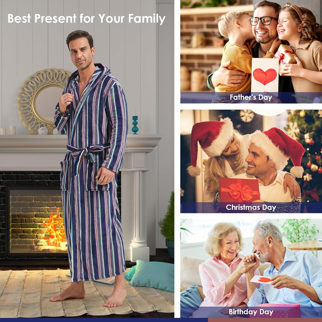 Kényelmes Flanell Férfi Köntös - James