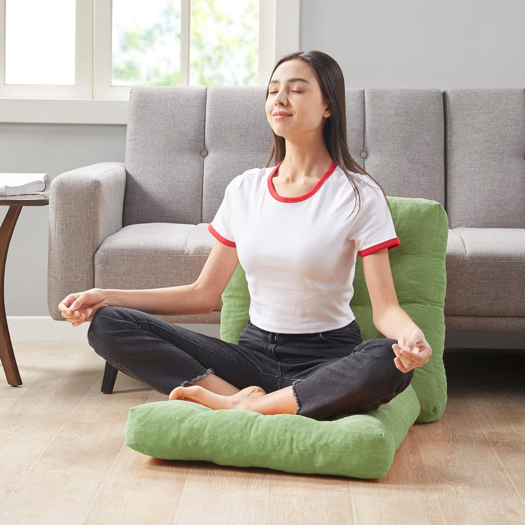 2 db Meditációs párna - Nagy bélelt kordbársony párnák