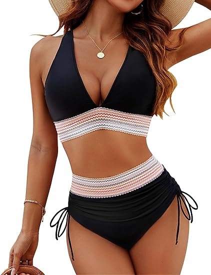 Formázott bikini szett magas derék alsó résszel és push-up felső résszel – Selina | 1 vásárlása, 1 ingyen
