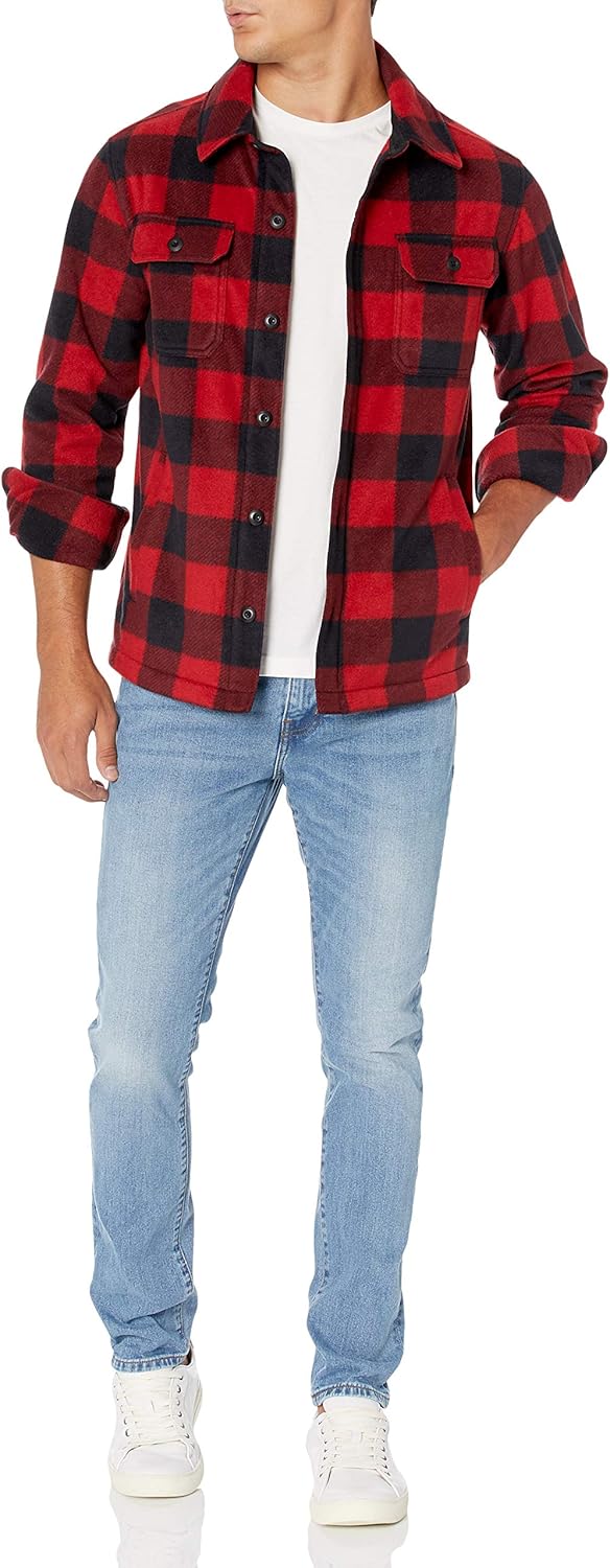 Kényelmes Férfi Fleecing Ing - Max