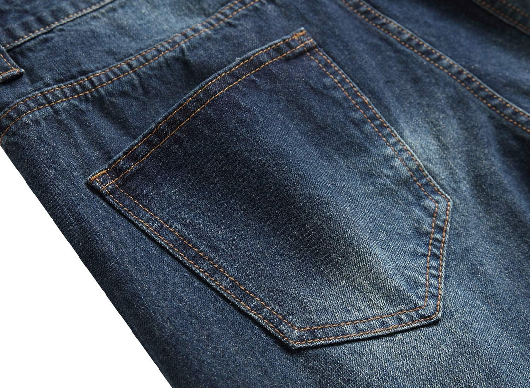 Férfi Slim-Fit Koptatott Farmer - Mick